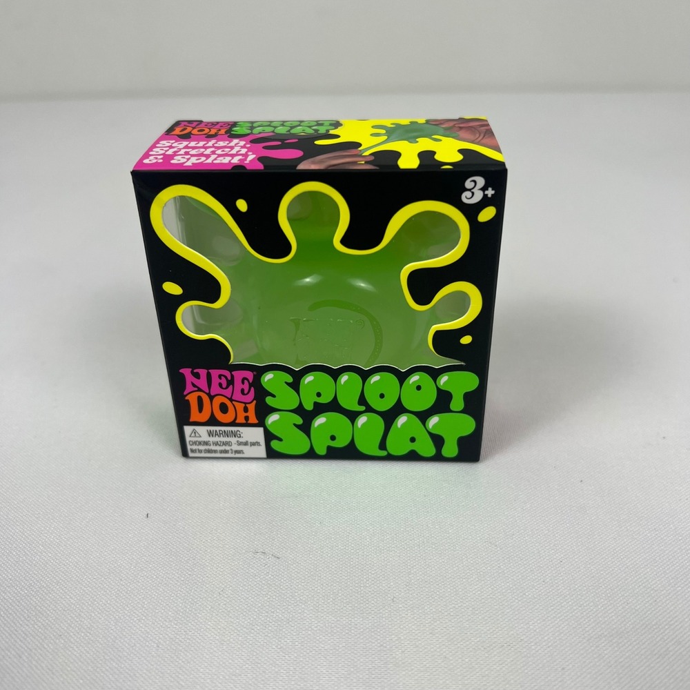 Schylling NeeDoh Sploot Splat Green Fidget Sensory Stress Toy New NIB